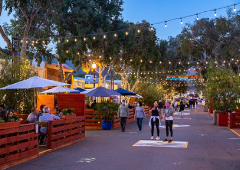 Promenade on Forest pedestrian mall open air shopping, dining